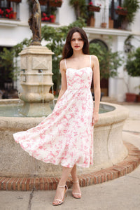 Barbie Corset Dress Dresses Gaâla Rose Toile de Jouy XXS In stock