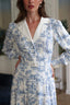 Robe Catalina en Toile De Jouy