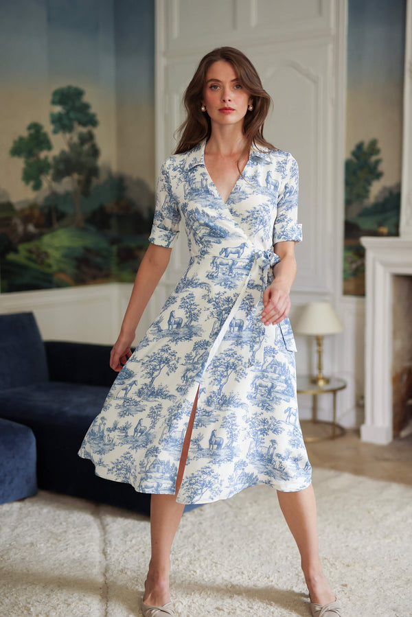 Toile De Jouy Dress Elsie – Gaâla
