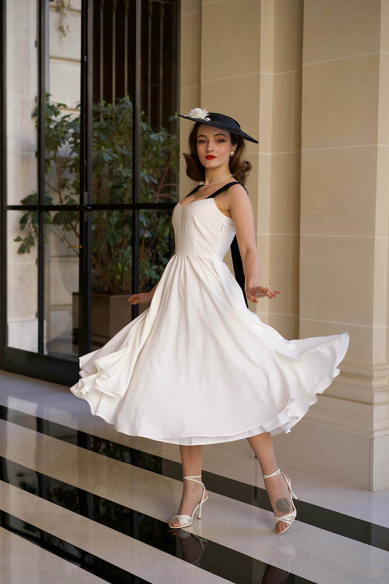 LAMORIS Dried Rose Petals Dress