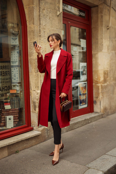 Midi Cashmere Coat Sabina – Gaâla