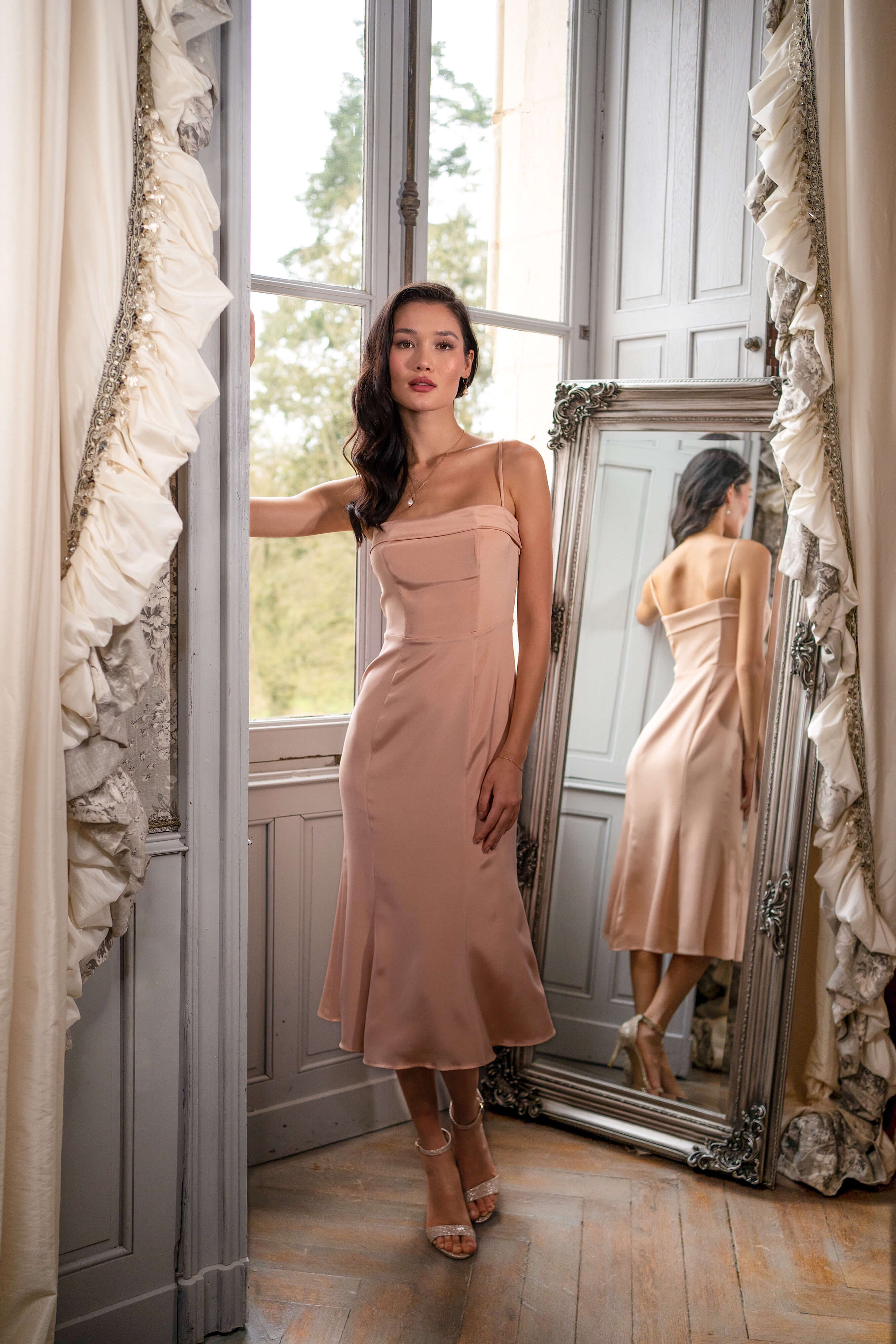 Evangeline Silk Dress - GAÂLA – Gaâla