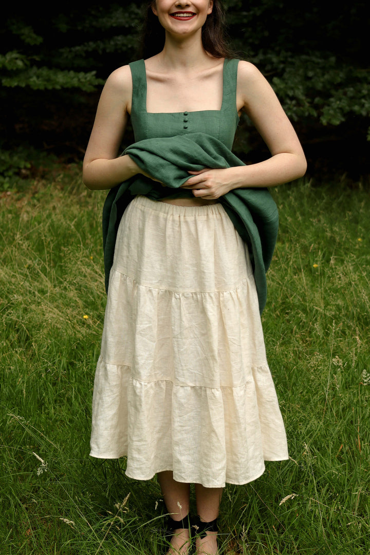 Linen Petticoat Dress – Gaâla
